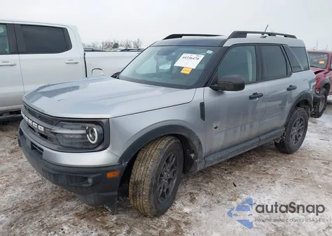 2023 Ford Bronco Sport Big Bend z USA, uszkodzony, nr VIN 3FMCR9B60PRD92038